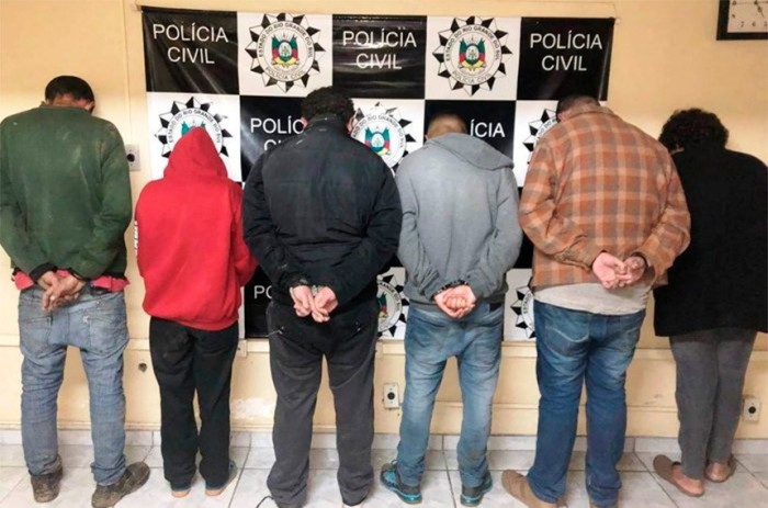 Descoberta de cativeiro leva polícia a libertar empresário e prender seis sequestradores em Bagé - Foto: Polícia Civil RS