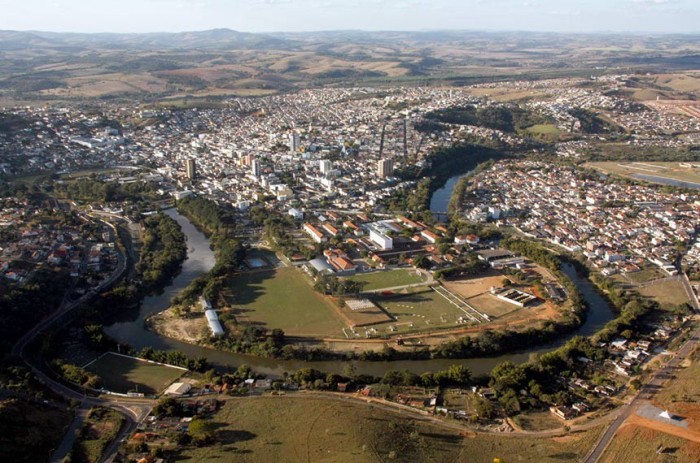 Vista de Três Corações, cidade mineira que faz parte da Rota do Café, monumento nacional - Foto: Governo de MG