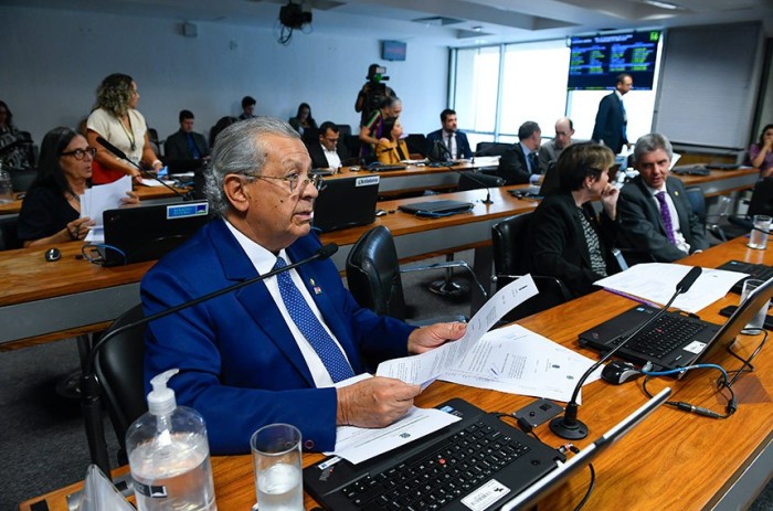 Jayme Campos defendeu aprovação da emenda, apresentada por Carlos Portinho - Foto: Marcos Oliveira/Agência Senado