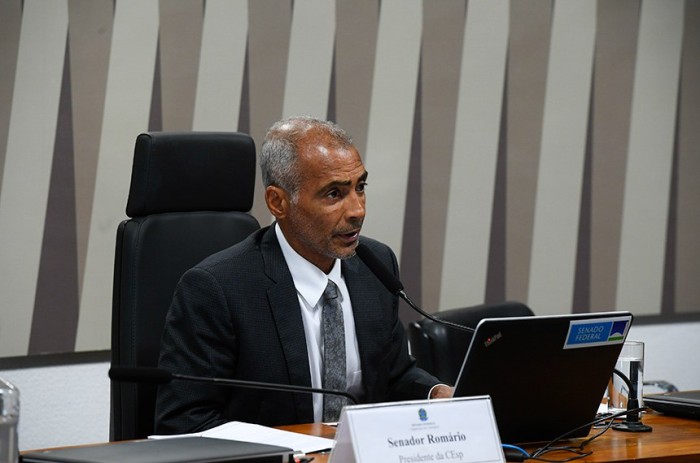 Romário, relator: o projeto destaca as demandas dos paradesportistas brasileiros e busca fortalecer a qualidade de vida e dignidade das pessoas com deficiência - Foto: Marcos Oliveira/Agência Senado